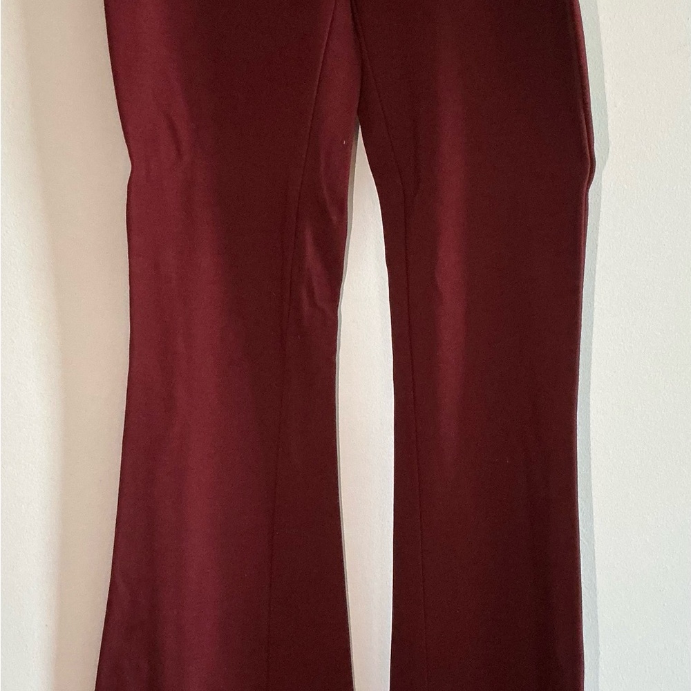 Elegant Burgundy Women's Pants